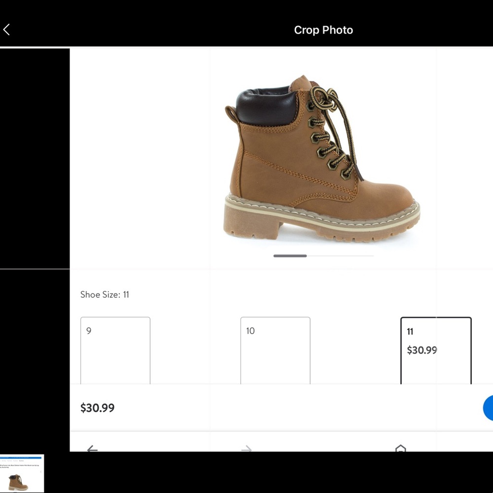 HOST PICK ‘Link’ Fashion Lace-Up Lug Threaded Sole Boots - Picture 7 of 7